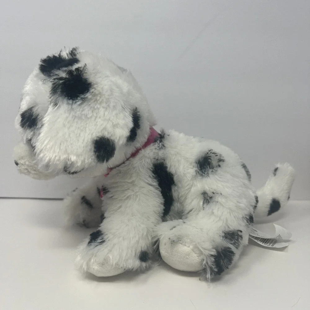 Barbie Dalmatian Barking Dog Plush White puppy Stuffed Animal Toy